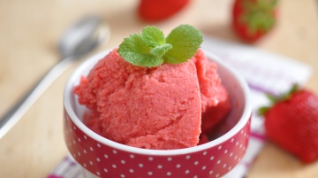 Sorbet z truskawek