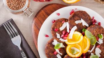 Bezglutenowe, czekoladowe pancakes z batata